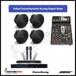 Paket Speaker Ruang Rapat Kap sd 50 Orang - Bose Ceiling B